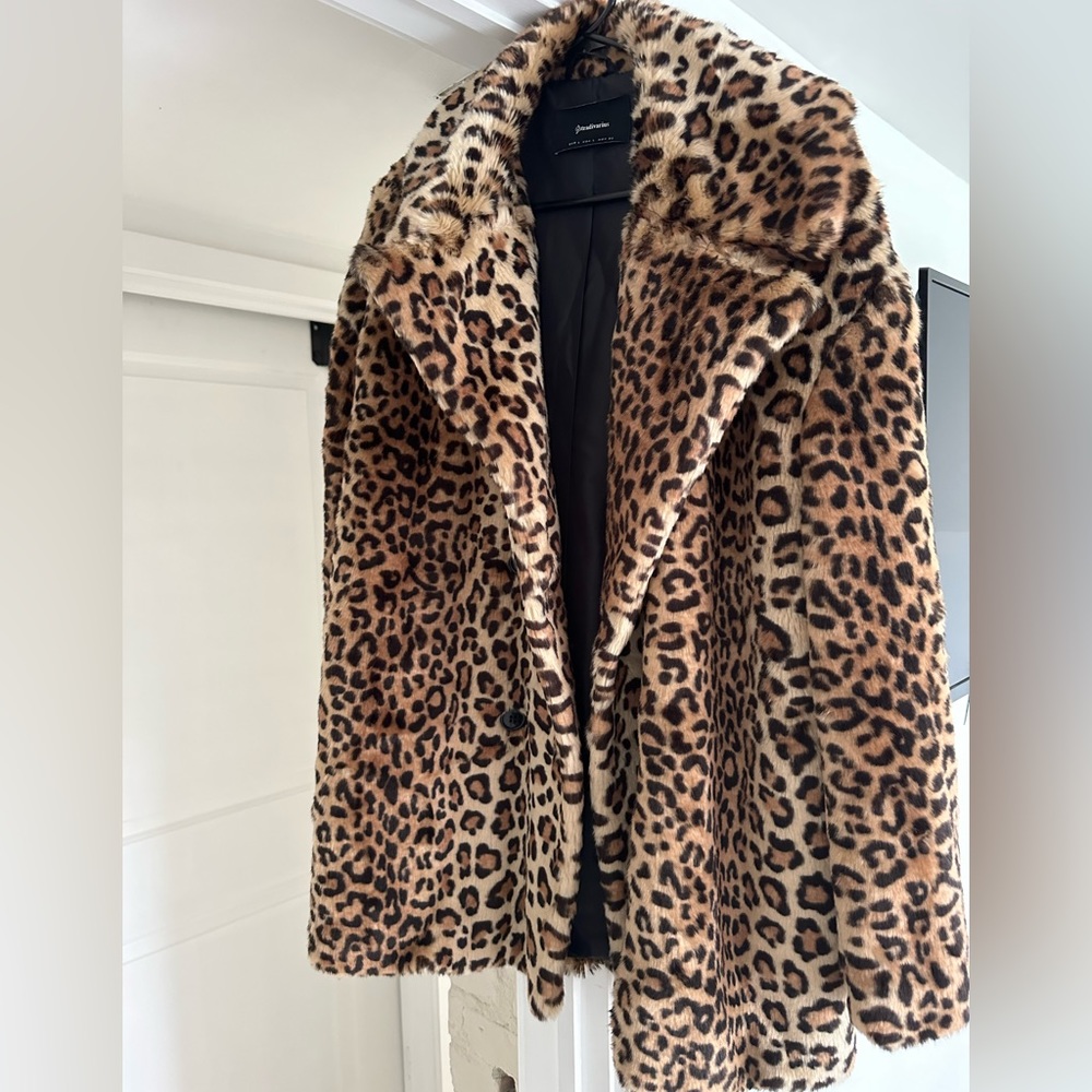 Leopard print jacket
